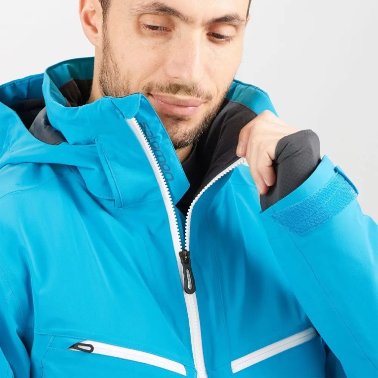 Chaquetas De Esquí Salomon Brilliant Insulated Hombre Turquesa | MX WURD740